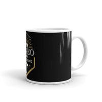 White glossy mug